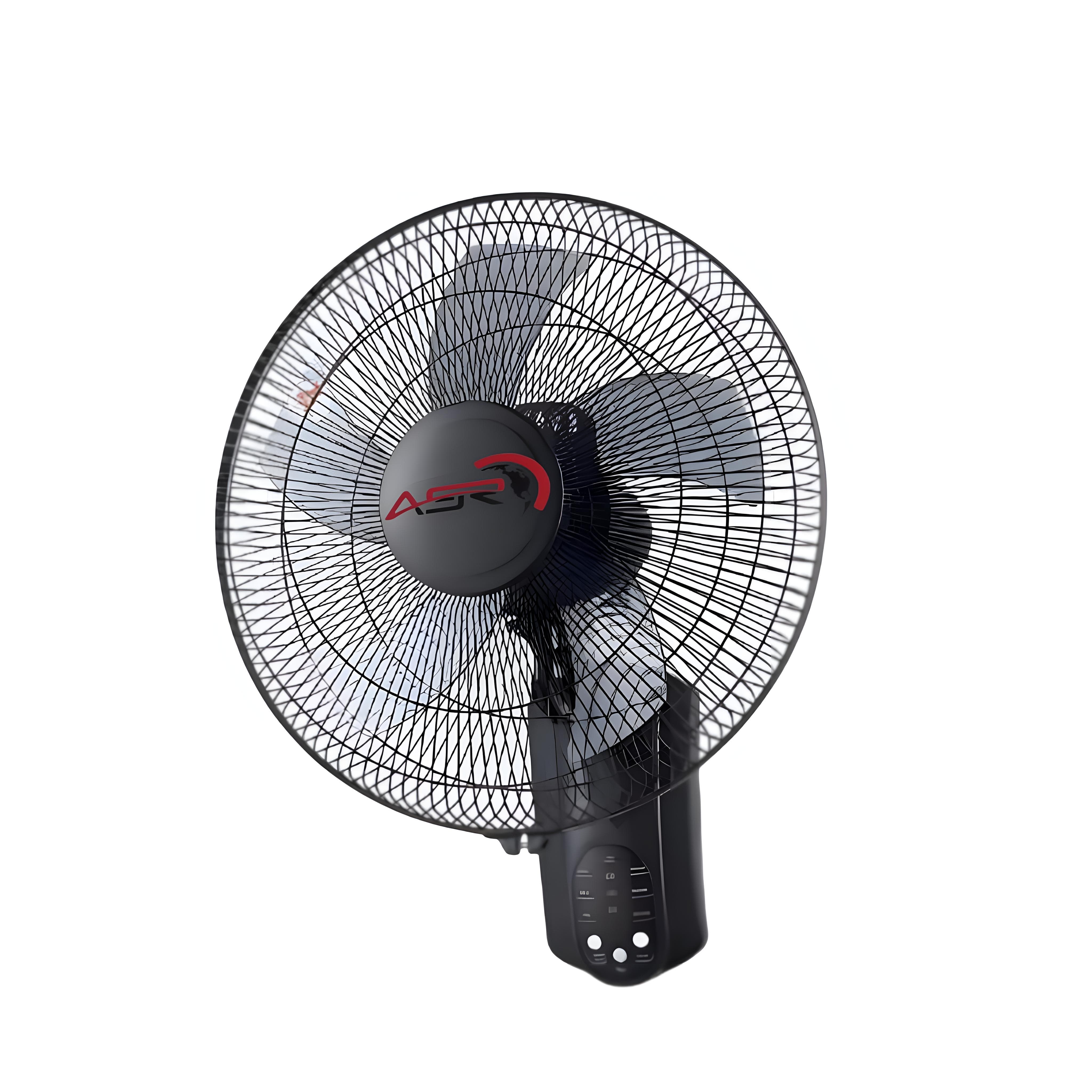 ASR SPEED WALL FAN FIVE AS BLADE PLATED GRILL 3 SPEED ( 16 INCHES )