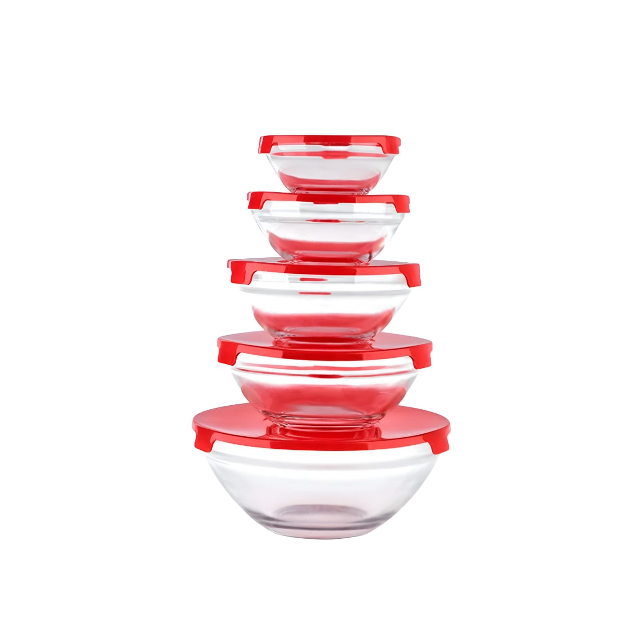 Red Cherry 5 Pieces 808 Bowl Set 