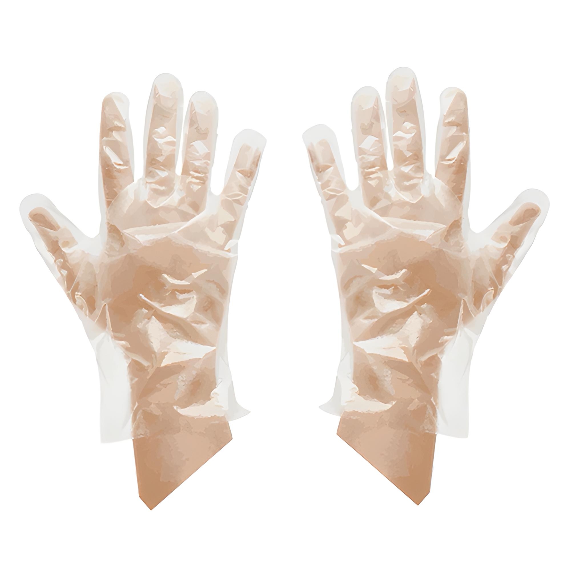 Disposable Clear Gloves [Cleaning ,Decorating,Food,Medical] (100pcs) {GLO003}