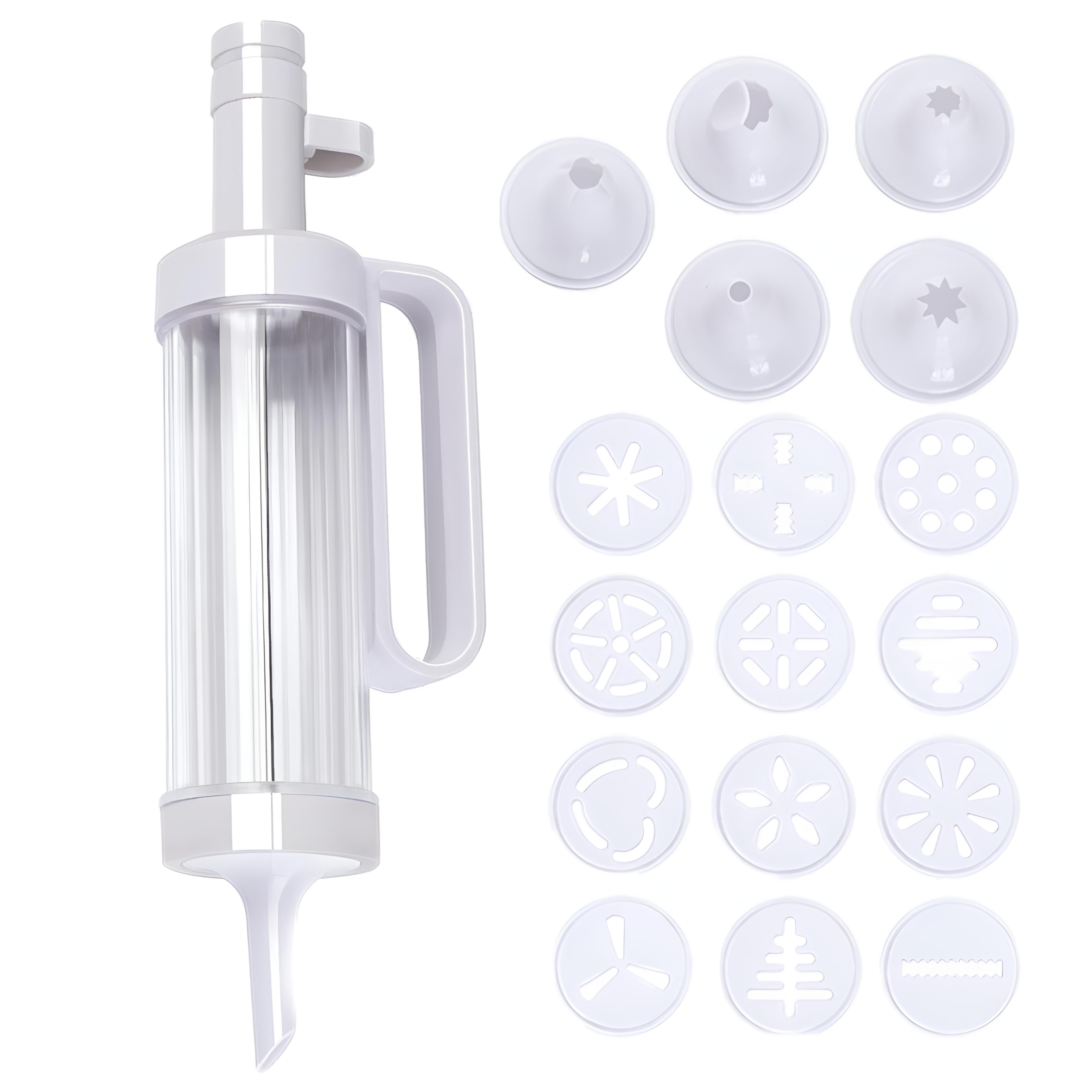 Cookie Press and Cake Decorator (18 PIECES)