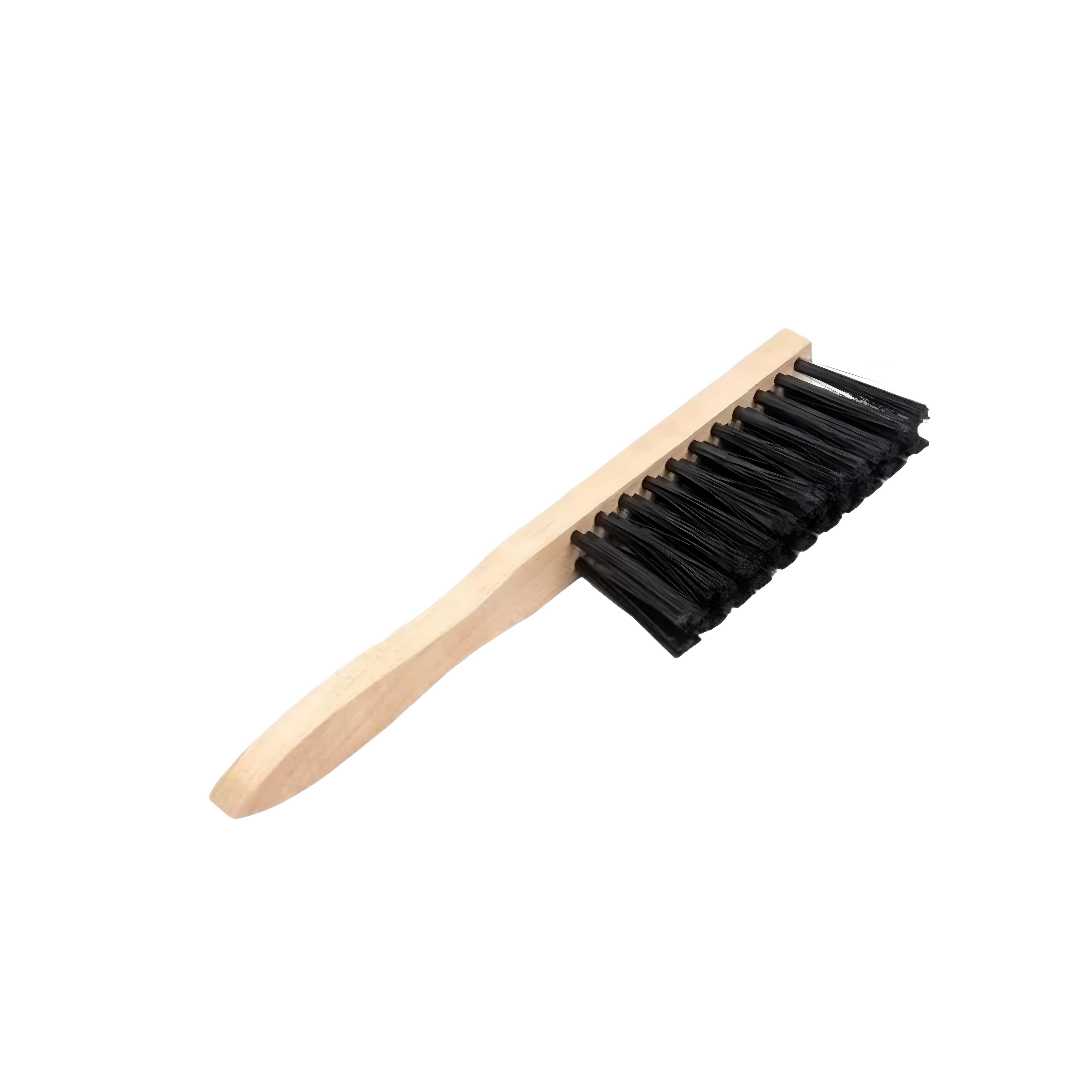 WOOD HANDLE BLACK BRUSH