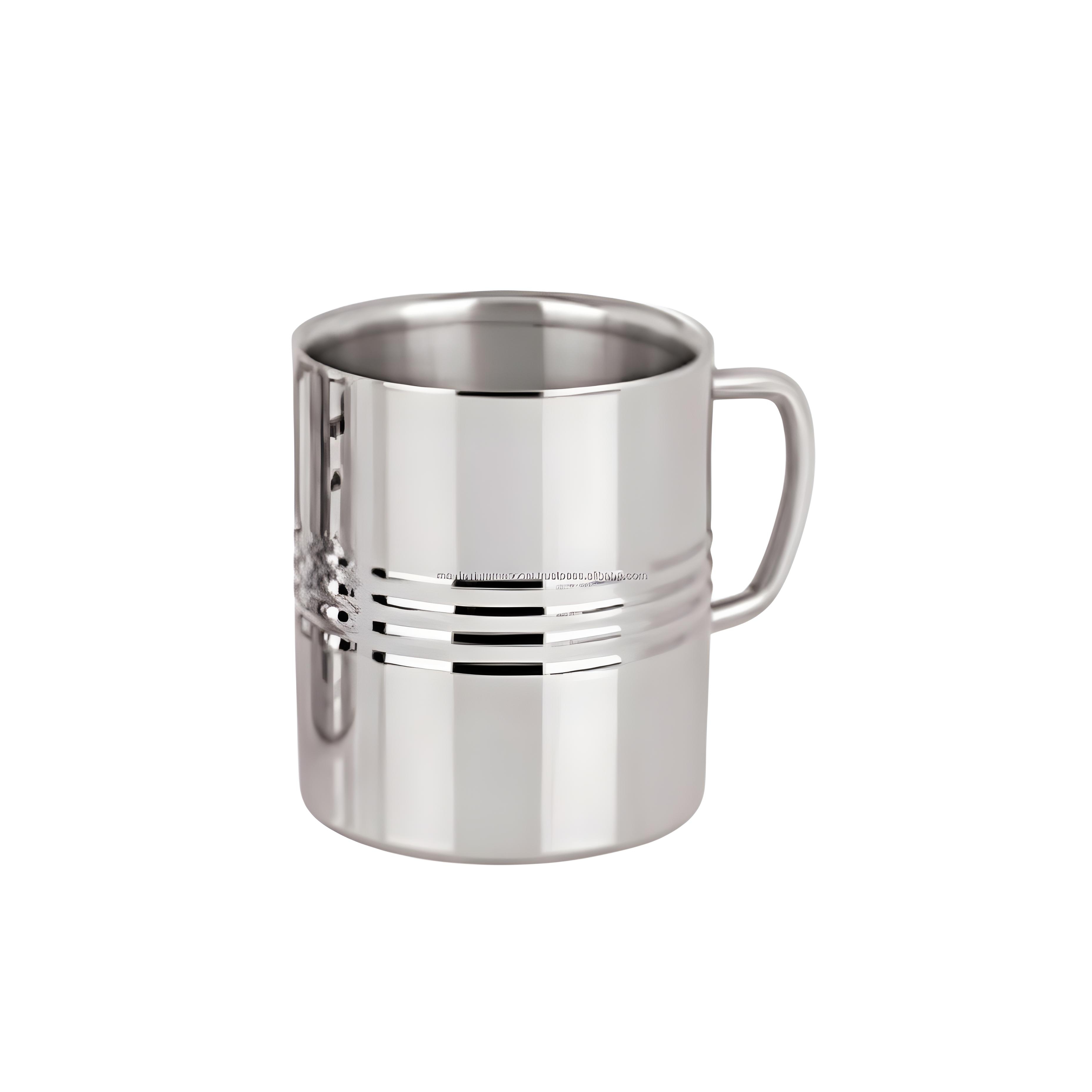 SILVER DOUBLE WALL MUG