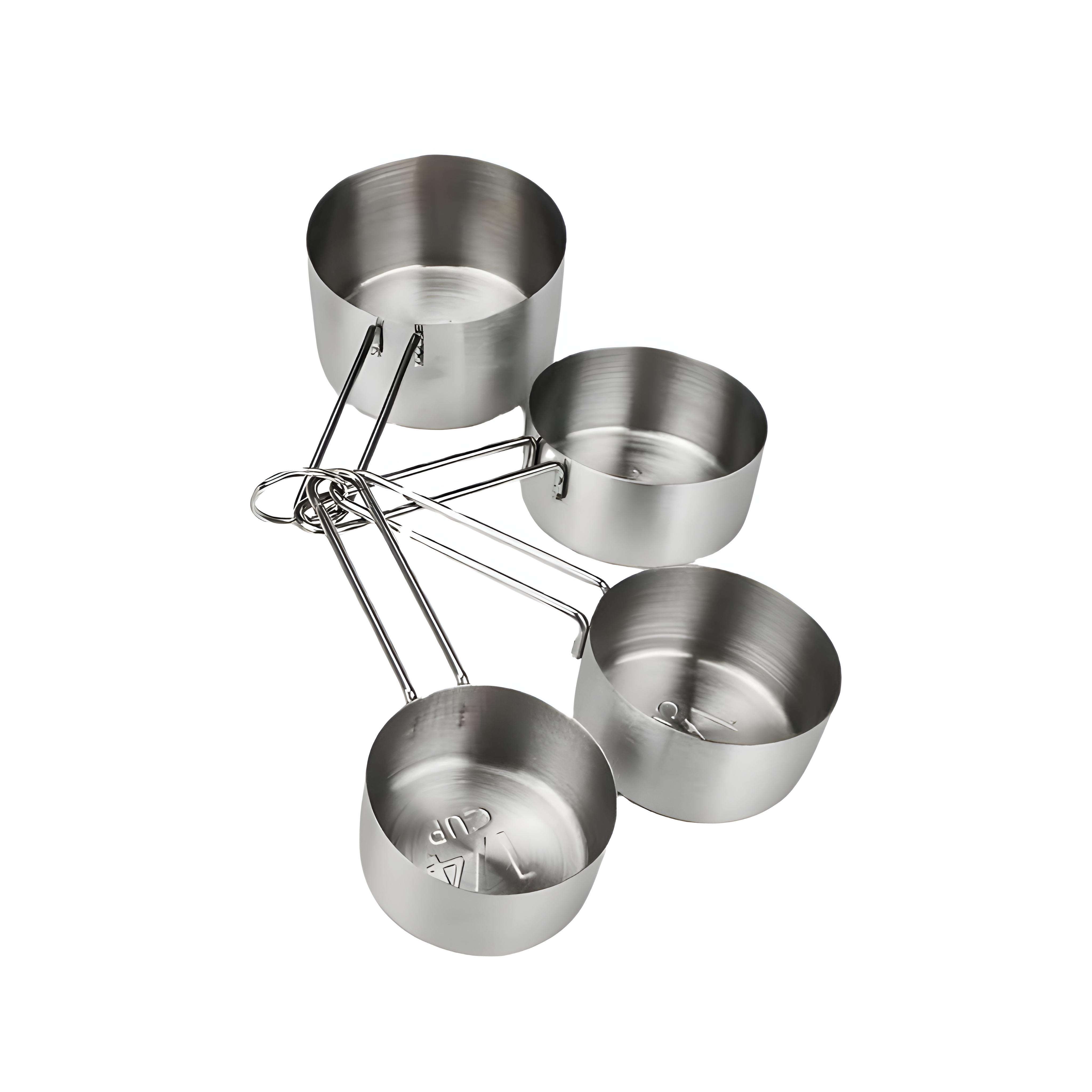 Set of 4 Measuring Cup with Wire Handle 