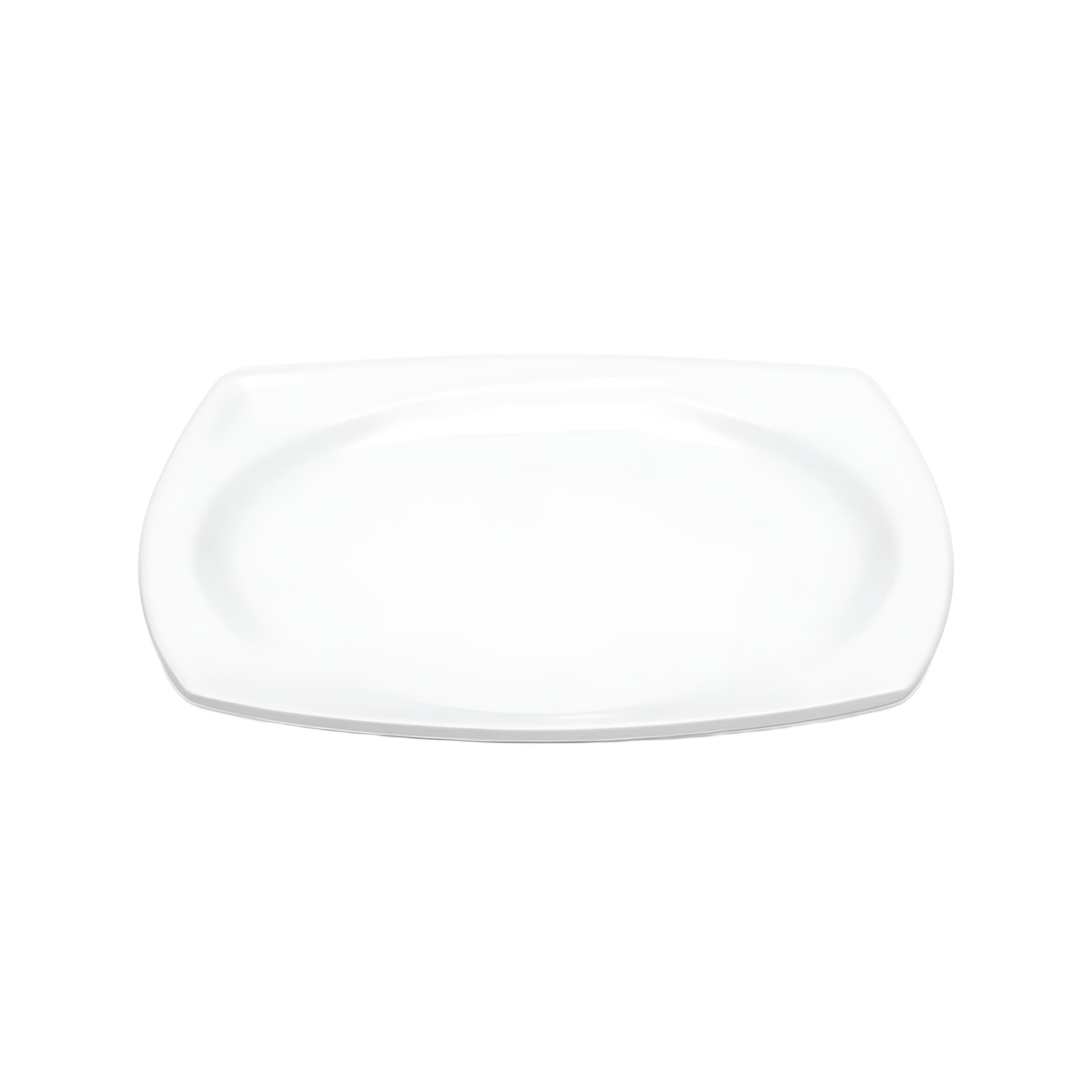 WHITE SQUARE PLATE