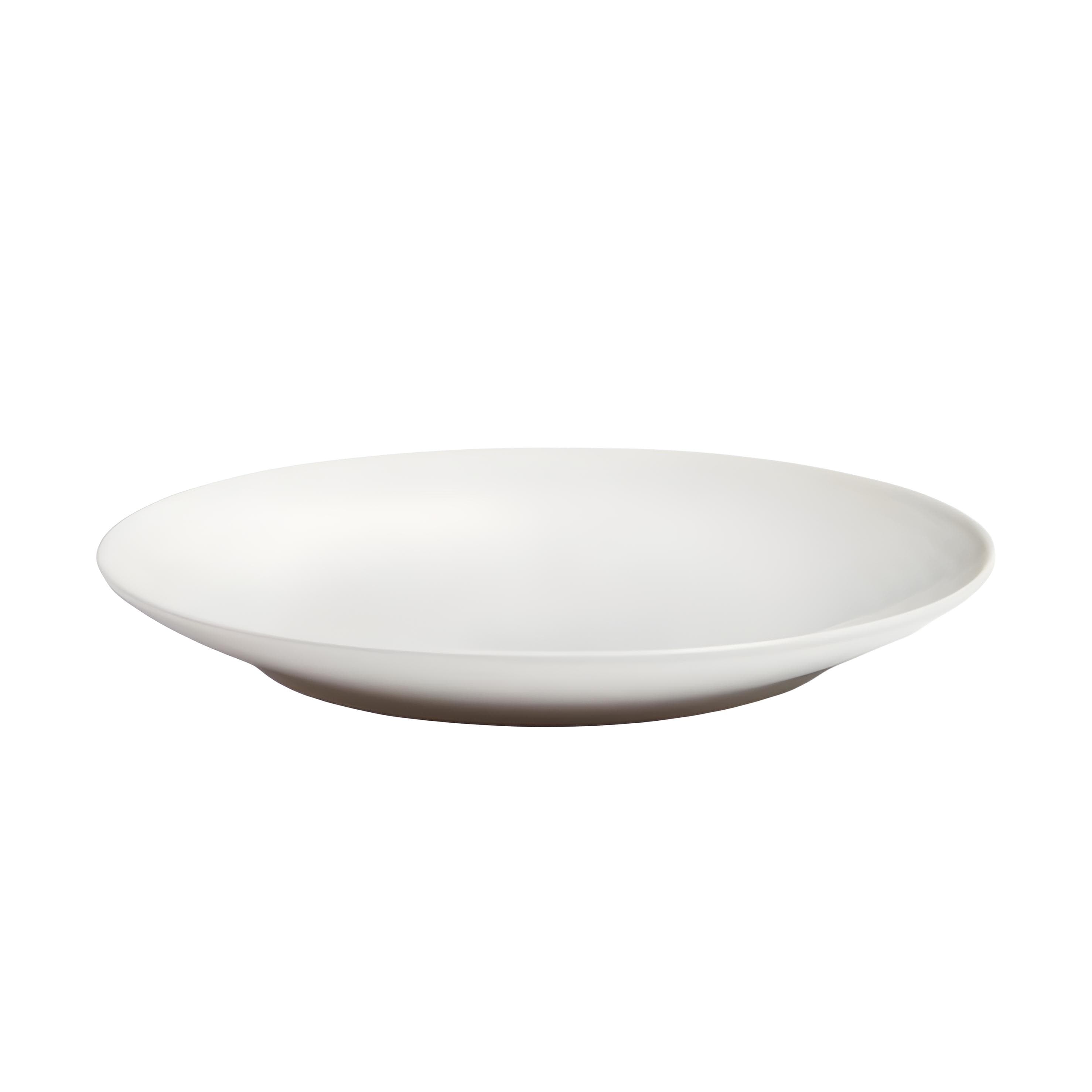 MELAMIN PLATE WHITE ROUND 