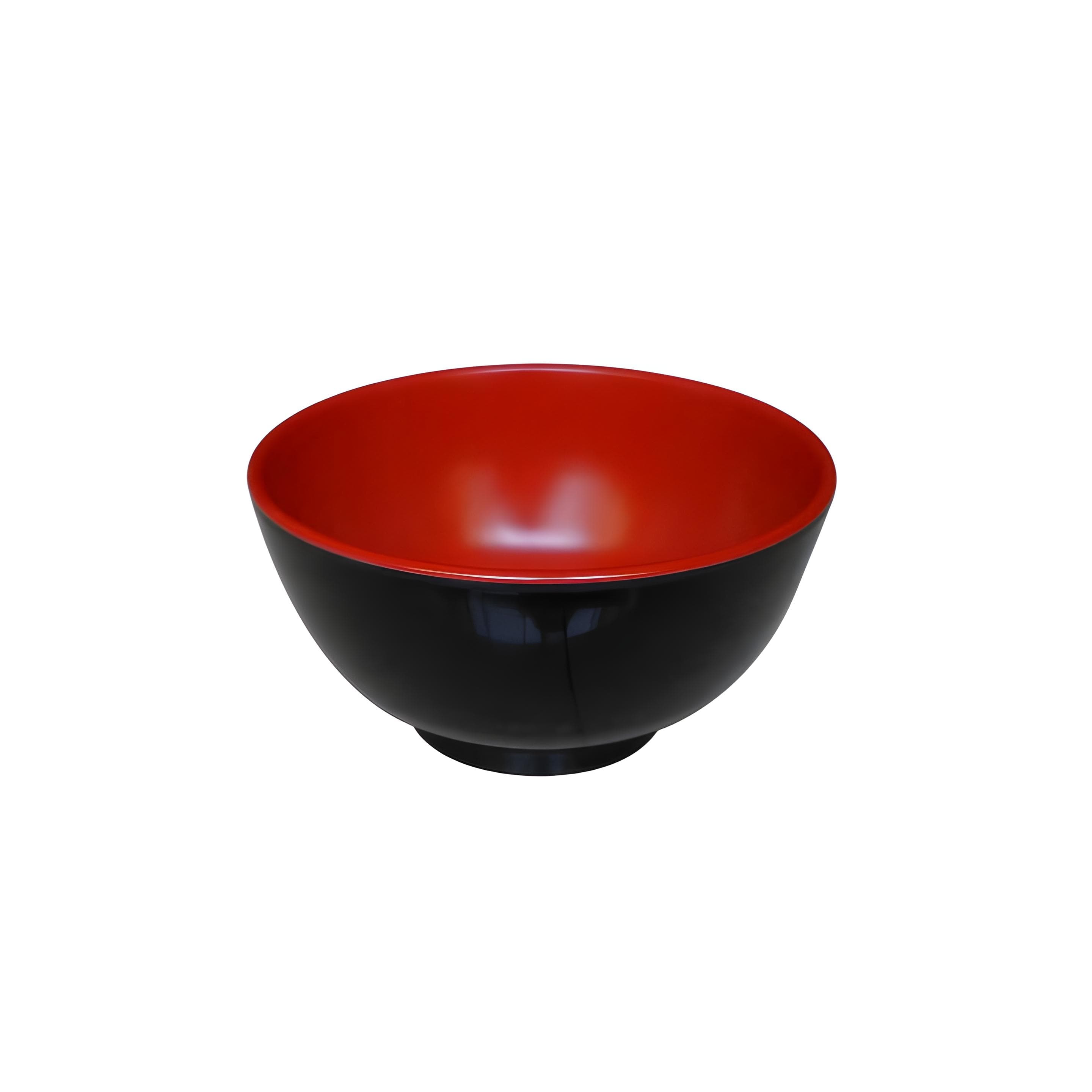 BOWL RED & BLACK